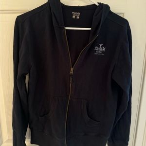 Columbia zip sweatshirt with CanAm Hockey logo embroidered